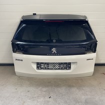 Tailgate Peugeot 3008 P84 1617409480 Color code KWED white mother of pearl