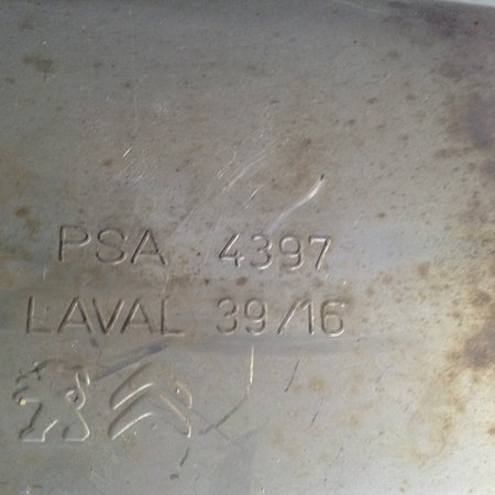 Exhaust PSA 4397 Peugeot Expert 4