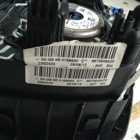 Steering Wheel Airbag 96728484ZD Peugeot 208