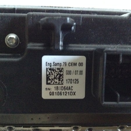 Heater Control Panel 98106121DX Peugeot 3008 II P84E