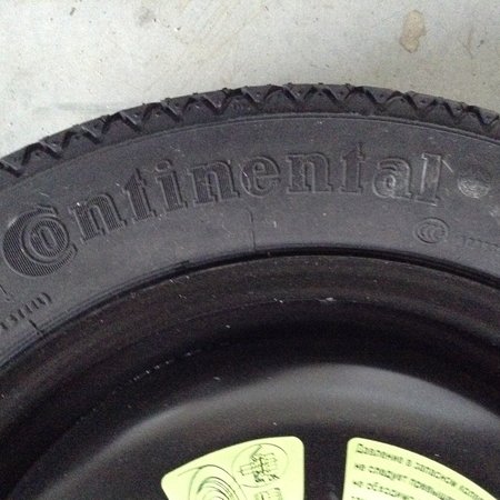 Spare wheel / Homecoming Peugeot 125/80/R15 Continental