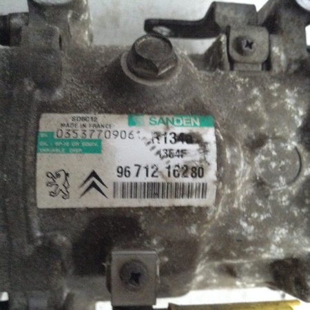 Air conditioning pump 9671216280 Peugeot 207 1364F Sanden (6453ZY)