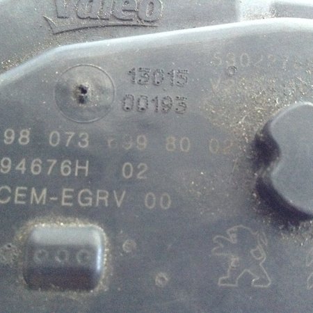 EGR KLEP Valeo 9807369980 Peugeot 208 1.6 HDI