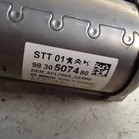 Starter motor 9830507480 Peugeot 2008 II P24E