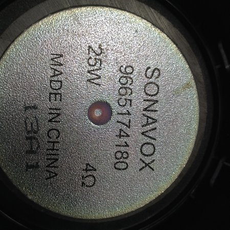 Speaker 9665174180 Peugeot 308CC