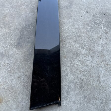 Decorative molding black of Left front door Peugeot 3008II 9811558580