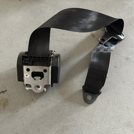 Safety Belt Rear Left Peugeot 207 Cc Cabrio/ / Black/ 96532272xx/ Zie 8975w7 8974vj