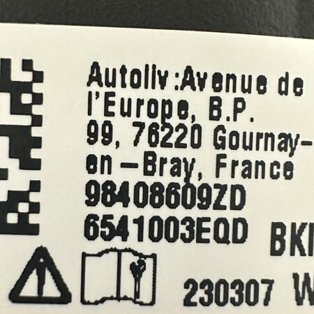 Stuur airbag 98408609ZD Peugeot 308 II