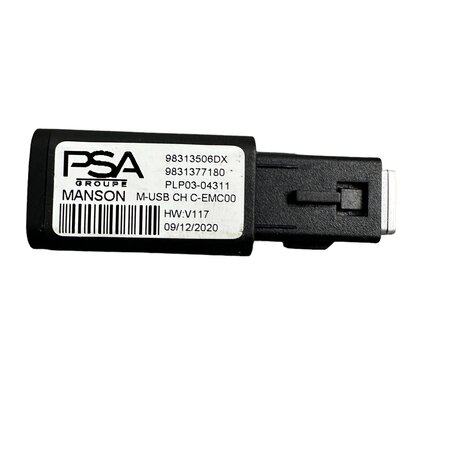 USB-C-Anschluss 98313506DX / 9831377180 Peugeot 208 II