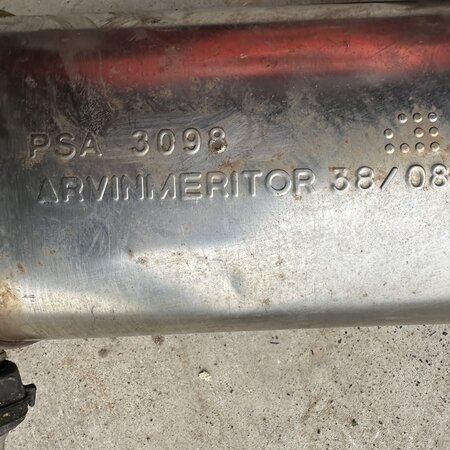 Auspuffschalldämpfer Peugeot 308 T9 PSA 3098