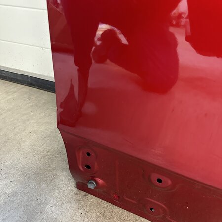 Door 4-door right front with article number 9831047380 Peugeot 2008 II Color EVH red (Note Restyle dent)