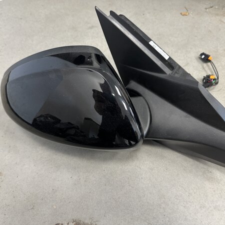 Right folding exterior mirror Peugeot 2008 II P24E Color Black KTV 985370449V