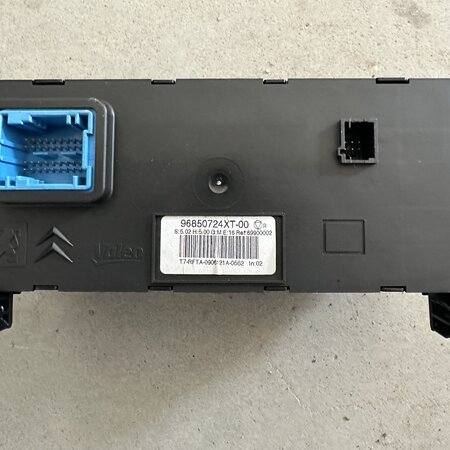 Heater Control Panel with article number 96850724XT00 Peugeot 308CC