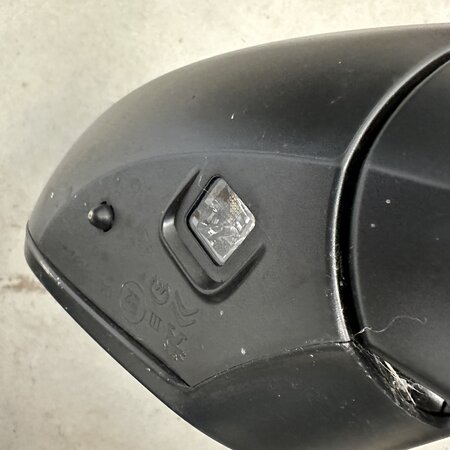 Outside mirror right with article number 98260175XT Peugeot 208 II color code black KTV