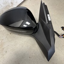 Outside mirror Right foldable Peugeot 2008 II P24E Color Black KTV 98271326XT blind spot monitoring