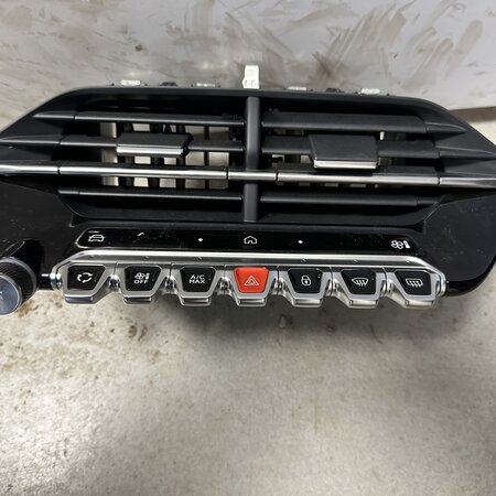 Heater Control Panel with article number 98531848XU Peugeot 208 II 9823457080/9823457180