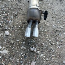 Exhaust complete 9844001080 9855355080 Peugeot 208 II hybrid PSA center silencer 4496 PSA 4463 exhaust silencer