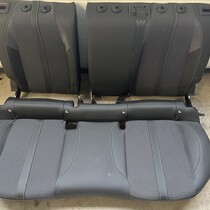 Back seat Half leather Peugeot 208 II P21 GT Green stitching