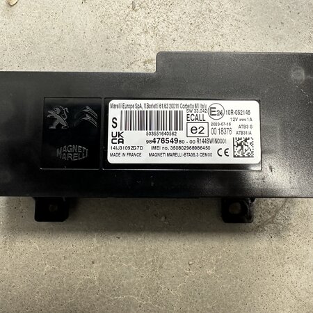 Telefonschnittstelle mit Artikelnummer 9847654980 Peugeot 208 II