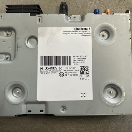 Radiocomputer 9835408980 1696243880 Peugeot 2008II