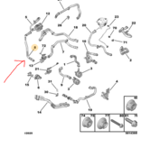 Koelvloeistofslang 9841449680 Elektriciteit  Peugeot 2008 E