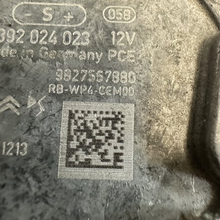 Zusätzliche Wasserpumpe Peugeot 208 e-208 50 kWh 9827567880