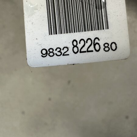Vacuum hose Brake booster 9832822680 Peugeot 208 E