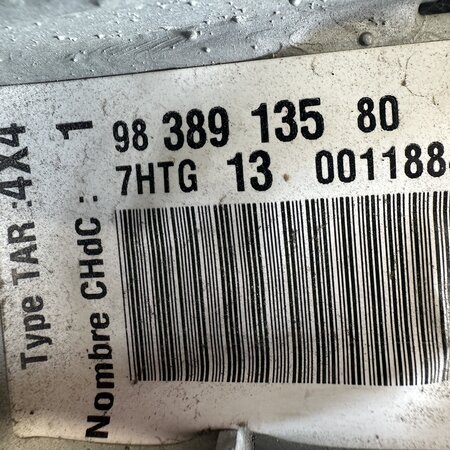 Hilfsrahmen mit Artikelnummer 9838913580 Peugeot 3008 II Hybrid 4x4