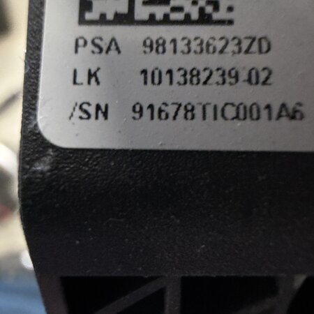 Tempomat Bedienung mit Artikelnummer 98133623ZD Peugeot