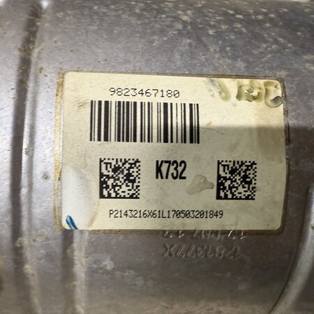 Catalytic converter K732 9823467180 Peugeot 2008 1.6 HDI (Engine code BH02,BHY)