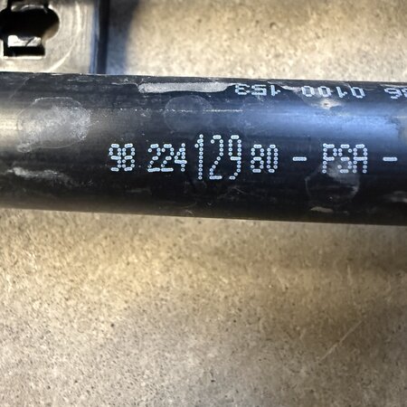 Cooling line 9822412980 Peugeot 3008 II Hybrid