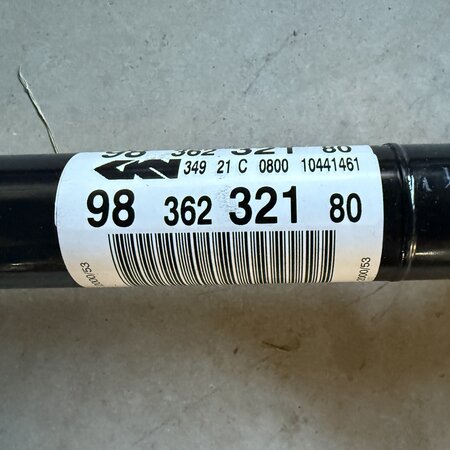 Aandrijfas links-voor met artikelnummer 9836232180 Peugeot 208 II