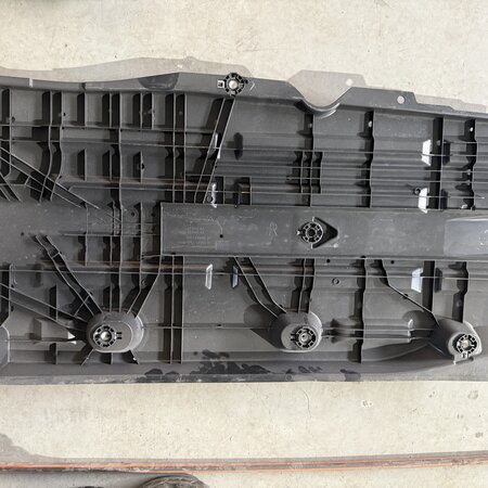 Right bottom protection plate with article number 9842390880 Peugeot 208 Hybrid