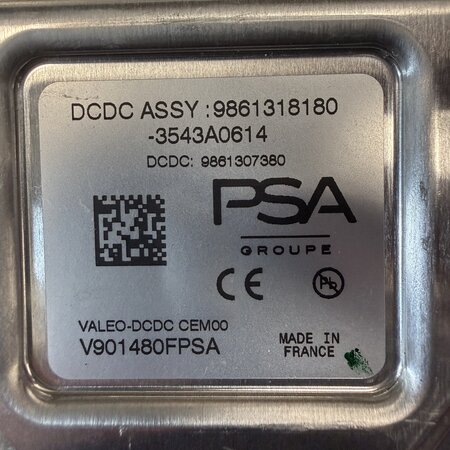 DC/DC CONVERTER     9861318180 9861307380 1692299780 PEUGEOT 208II GT  2023-2025