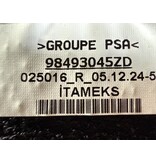 Fußmatten hinten links und rechts 98493045ZD Peugeot 2008 II GT grüne Ziernähte