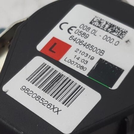 Sicherheitsgurt vorne links mit der Artikelnummer 98208526XX Peugeot 208 II /2008II