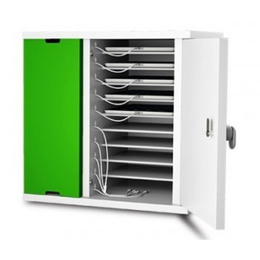 Lockable Mdm Sync And Charging Cabinet Wit 10 Bays For Tablet And