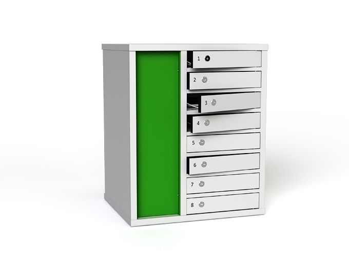 Charging 10 tablets and iPads between 9"11" separate lockable