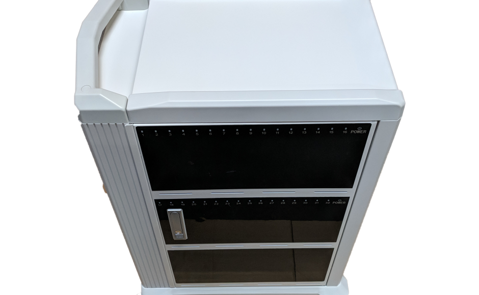 Tab48 für 48 iPads, Tablet. Lade- und Sync-schrank auf Rollen