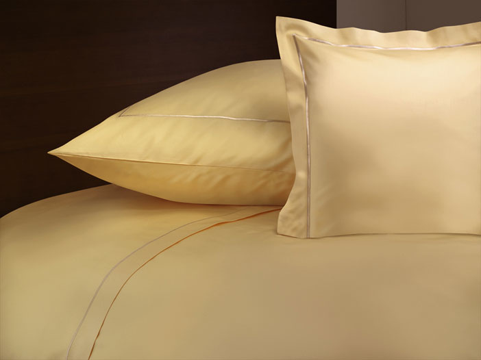 Graser - feinste Bettwäsche Graser Satin mit Kordel Uni Bettwäsche Einzelgrößen 48 Farben lieferbar