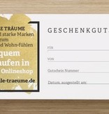 GUTSCHEINKARTE  für Ihre Liebsten