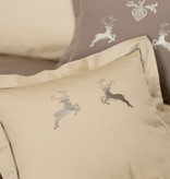 Graser - feinste Bettwäsche Graser Bettwäsche - Stickerei Hirsch Satin mandel