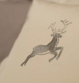 Graser - feinste Bettwäsche Graser Bettwäsche - Stickerei Hirsch Satin mandel