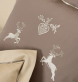Graser - feinste Bettwäsche Graser Bettwäsche - Stickerei Hirsch mit Herz- Satin chincilla