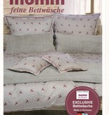 Momm - feine Bettwäsche  Momm Mako-Satin Bettwäsche Hirsch  - Karl-mit Kordel Ziernaht