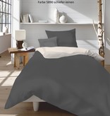 fleuresse – Hochwertige Bettwäsche   Provence W- Leinen Wendebettwäsche -7 Farbstellungen-50% Leinen 50% Baumwolle