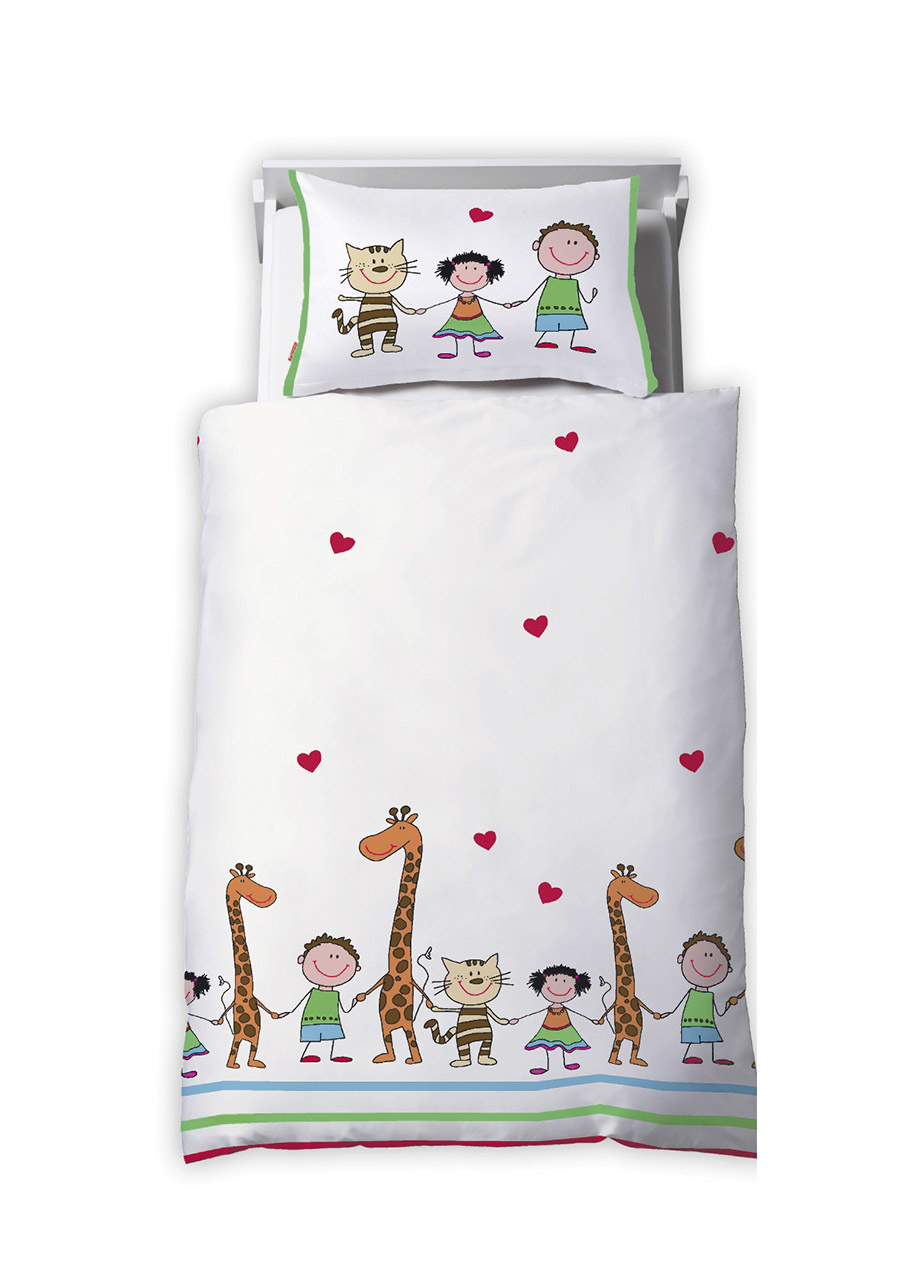 fleuresse – Hochwertige Bettwäsche    Kids Collection Kinder Bettwäsche bunte Motive-Fleuresse