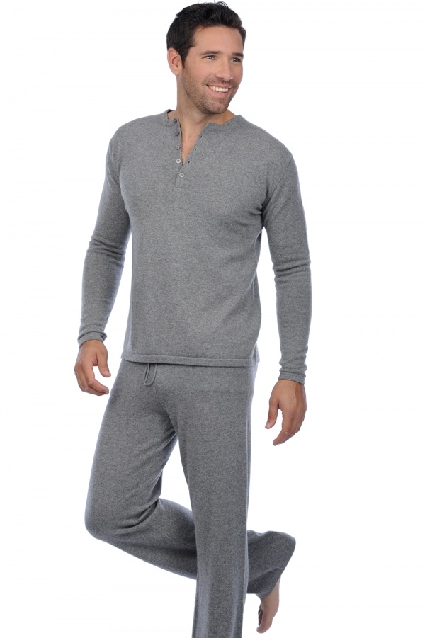 Cashmere Herren  Hausanzug Pyjama ADA 100% Cashmere - kuschelig warm und weich - 5 Farben lieferbar.