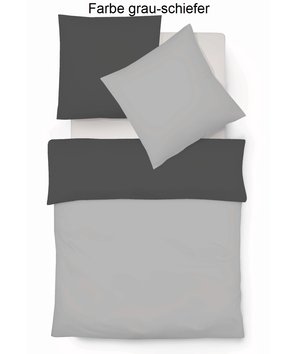 fleuresse – Hochwertige Bettwäsche   Provence W- Leinen Wendebettwäsche -7 Farbstellungen-50% Leinen 50% Baumwolle