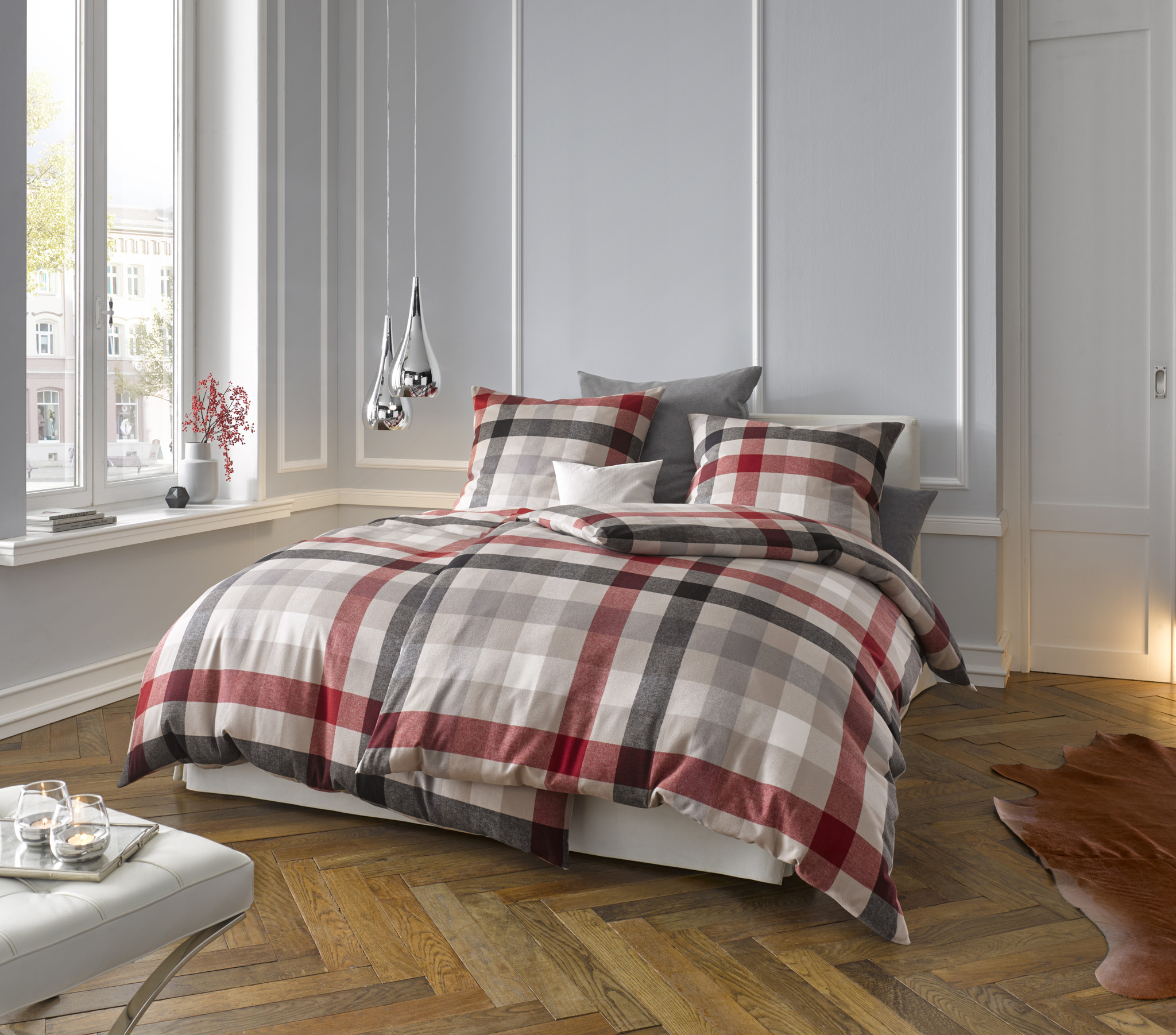 fleuresse – Hochwertige Bettwäsche Fleuresse LECH - Flanell Bettwäsche - Klassik Fb.9  603742